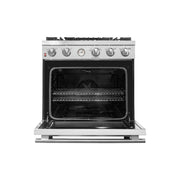 Forno Alta Qualita 30-Inch Freestanding Gas Range with Gas Cooktop and 4.62 cu. ft. Gas Oven in Stainless Steel (FFSGS6228-30S)