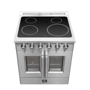 Forno Galiano 30-Inch Freestanding All-Electric Range with French Door Oven, 4.32 cu. ft., Stainless Steel (Model FFSEL6917-30)