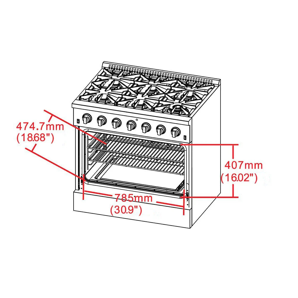 Forno Galiano 30-Inch Freestanding Dual Fuel Range with Gas Cooktop, Electric Oven, 4.32 Cu. Ft., Stainless Steel (FFSGS6356-30)