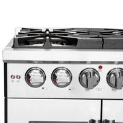 Forno Capriasca 30-Inch Freestanding All-Gas Range with French Door, 4.32 Cu. Ft., Stainless Steel (FFSGS6460-30)